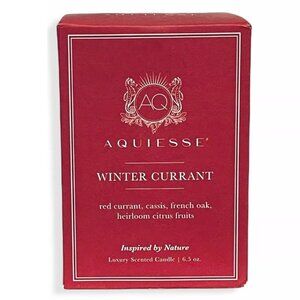Aquiesse Luxury Scented Candle Winter Currant Inspired by Nature, 6.5 oz